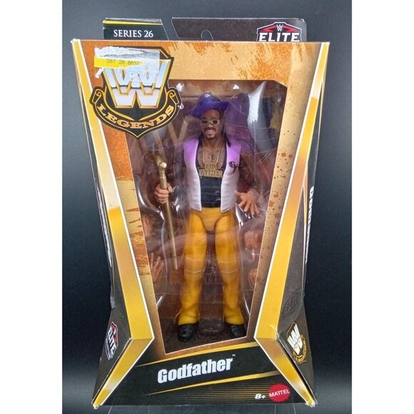 WWE Elite Legends Series 26 Godfather Action Figure By Mattel - Picture 1 of 6